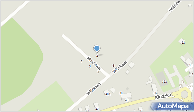 Lądek-Zdrój, Morelowa, 4, mapa Lądek-Zdrój