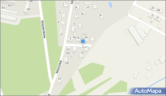 Łaziska Górne, Morcinka Gustawa, 16, mapa Łaziska Górne