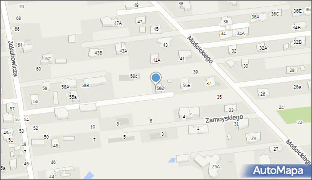 Lipków, Mościckiego Ignacego, 37b, mapa Lipków