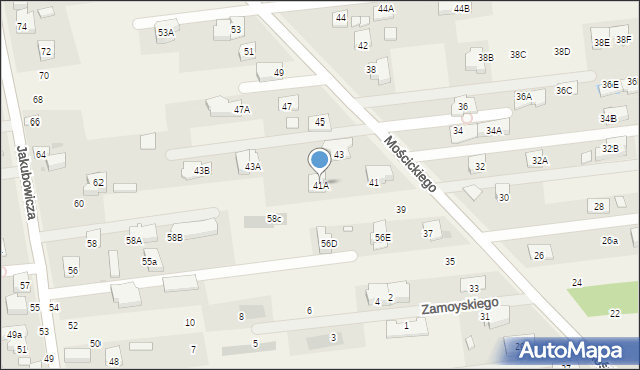 Lipków, Mościckiego Ignacego, 41A, mapa Lipków