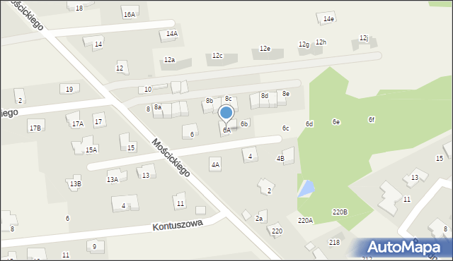 Lipków, Mościckiego Ignacego, 6A, mapa Lipków