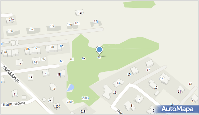 Lipków, Mościckiego Ignacego, 6f, mapa Lipków