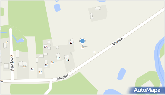 Lipowo, Mostów, 10, mapa Lipowo