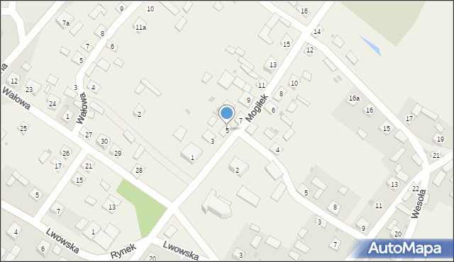 Lipsko, Mogiłek, 5, mapa Lipsko