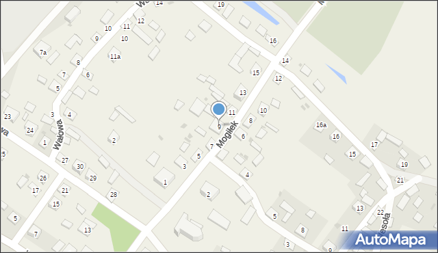 Lipsko, Mogiłek, 9, mapa Lipsko