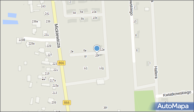 Lubaczów, Mościckiego Ignacego, 10f, mapa Lubaczów