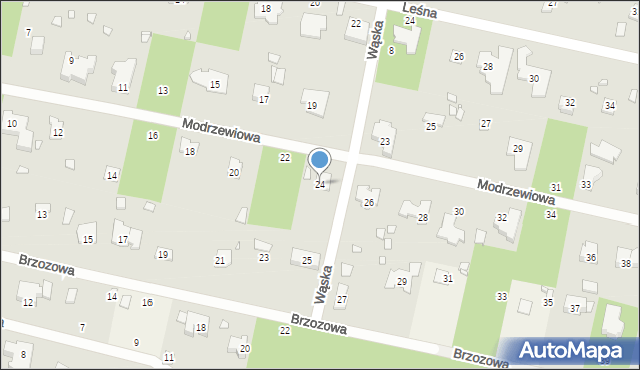 Magdalenka, Modrzewiowa, 24, mapa Magdalenka