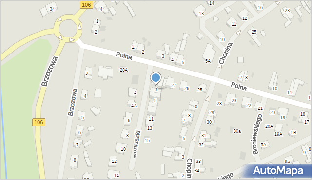 Maszewo, Moniuszki Stanisława, 3, mapa Maszewo