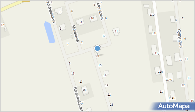 Maszkowice, Morelowa, 13, mapa Maszkowice