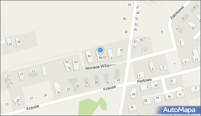 Mechelinki, Morskie Wzgórze, 6A, mapa Mechelinki