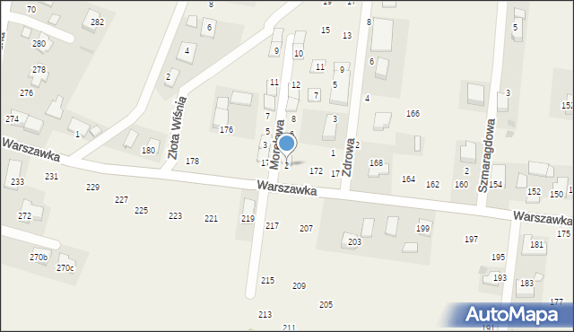 Michałowice, Morelowa, 2, mapa Michałowice