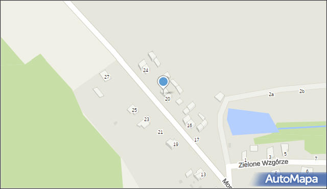 Mieszkowice, Moryńska, 22, mapa Mieszkowice