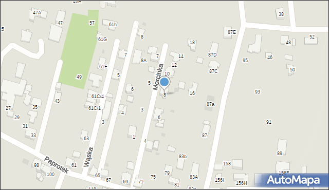 Mikołów, Morcinka Gustawa, 8, mapa Mikołów