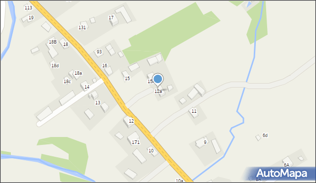 Mochnaczka Niżna, Mochnaczka Niżna, 12a, mapa Mochnaczka Niżna