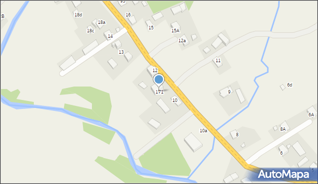 Mochnaczka Niżna, Mochnaczka Niżna, 171, mapa Mochnaczka Niżna