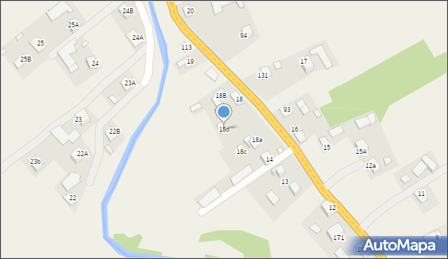 Mochnaczka Niżna, Mochnaczka Niżna, 18d, mapa Mochnaczka Niżna