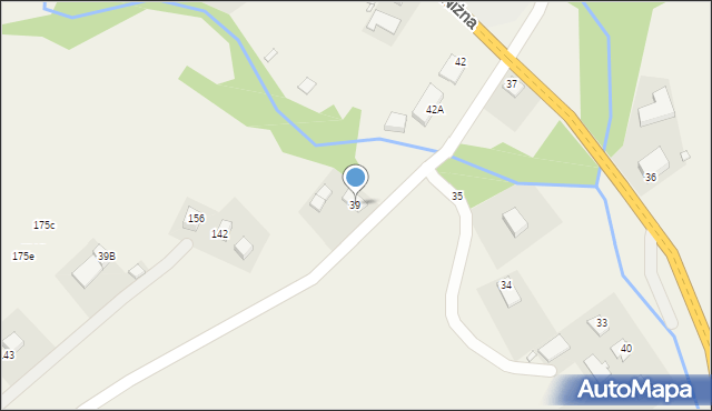 Mochnaczka Niżna, Mochnaczka Niżna, 39, mapa Mochnaczka Niżna