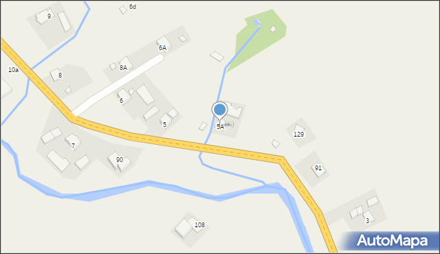 Mochnaczka Niżna, Mochnaczka Niżna, 5A, mapa Mochnaczka Niżna