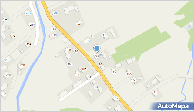 Mochnaczka Niżna, Mochnaczka Niżna, 93, mapa Mochnaczka Niżna