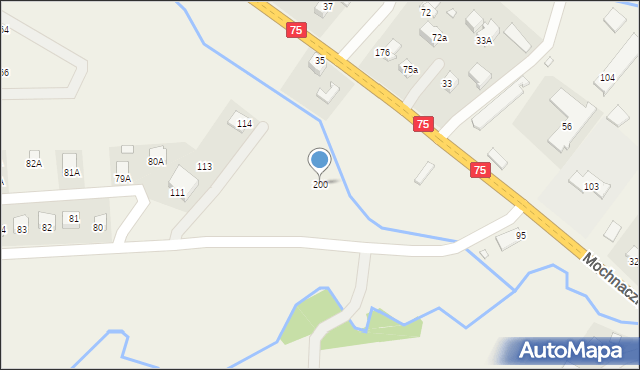 Mochnaczka Wyżna, Mochnaczka Wyżna, 200, mapa Mochnaczka Wyżna