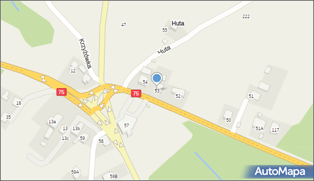 Mochnaczka Wyżna, Mochnaczka Wyżna, 53, mapa Mochnaczka Wyżna