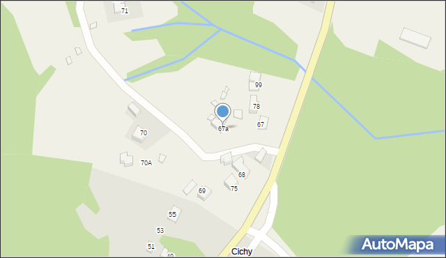 Mochnaczka Wyżna, Mochnaczka Wyżna, 67a, mapa Mochnaczka Wyżna