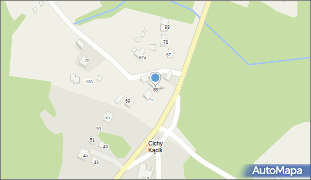 Mochnaczka Wyżna, Mochnaczka Wyżna, 68, mapa Mochnaczka Wyżna