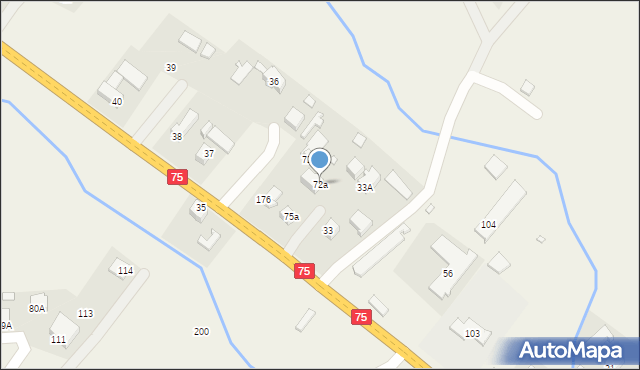 Mochnaczka Wyżna, Mochnaczka Wyżna, 72a, mapa Mochnaczka Wyżna