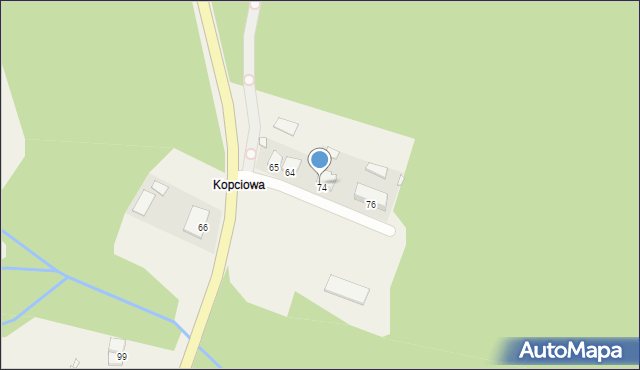 Mochnaczka Wyżna, Mochnaczka Wyżna, 74/1, mapa Mochnaczka Wyżna