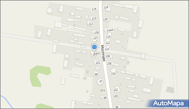 Mochnate, Mochnate, 103, mapa Mochnate