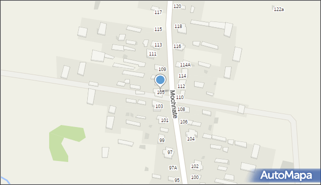 Mochnate, Mochnate, 105, mapa Mochnate