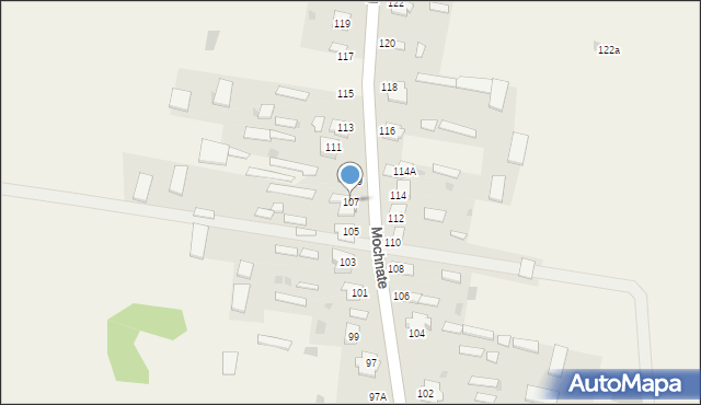Mochnate, Mochnate, 107, mapa Mochnate