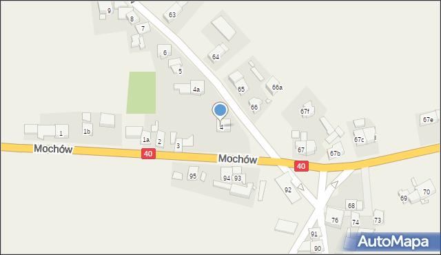 Mochów, Mochów, 4, mapa Mochów