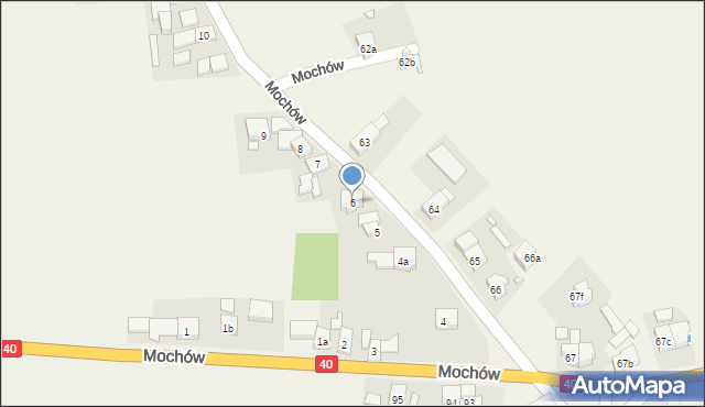Mochów, Mochów, 6, mapa Mochów