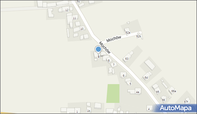 Mochów, Mochów, 9, mapa Mochów