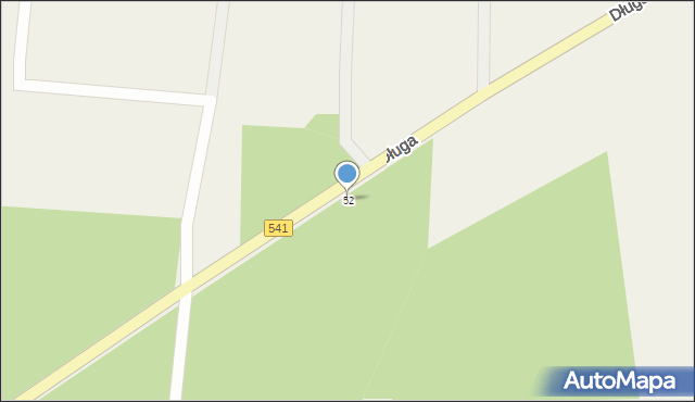 Mochowo-Parcele, Mochowo-Parcele, 52, mapa Mochowo-Parcele