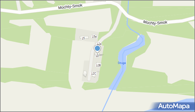 Mochty-Smok, Mochty-Smok, 12, mapa Mochty-Smok