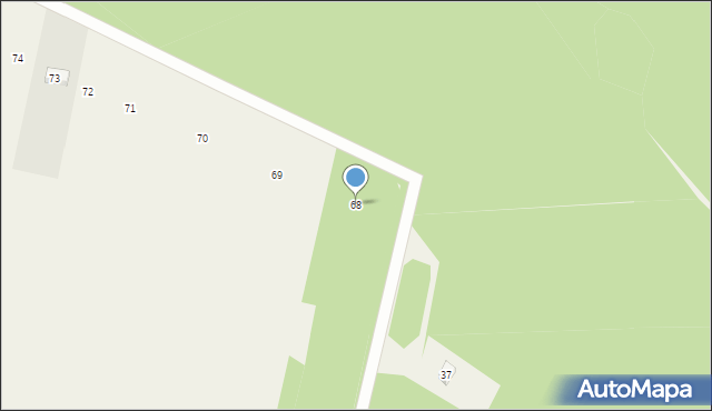 Moczalec, Moczalec, 68, mapa Moczalec