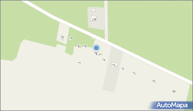 Moczalec, Moczalec, 83, mapa Moczalec