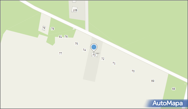Moczalec, Moczalec, 85, mapa Moczalec
