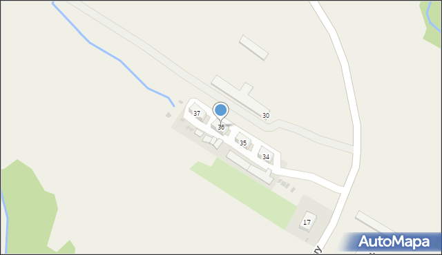 Moczary, Moczary, 36, mapa Moczary