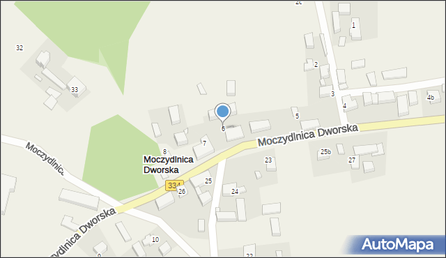 Moczydlnica Dworska, Moczydlnica Dworska, 6, mapa Moczydlnica Dworska