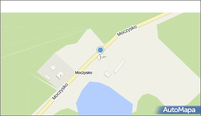 Moczysko, Moczysko, 2, mapa Moczysko