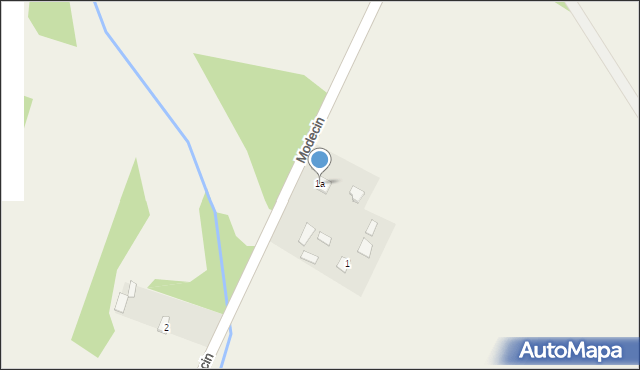 Modecin, Modecin, 1a, mapa Modecin