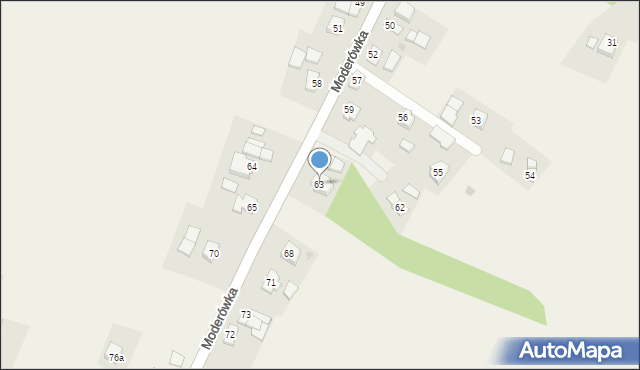 Moderówka, Moderówka, 63, mapa Moderówka