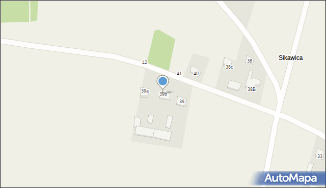 Modła, Modła, 39b, mapa Modła