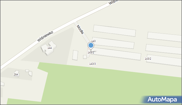 Modła, Modła, 143/1, mapa Modła