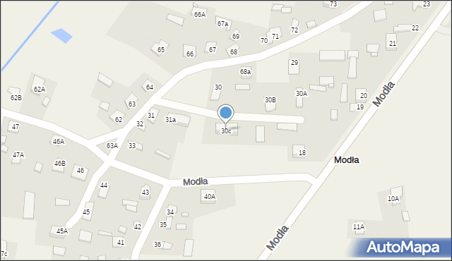 Modła, Modła, 30c, mapa Modła