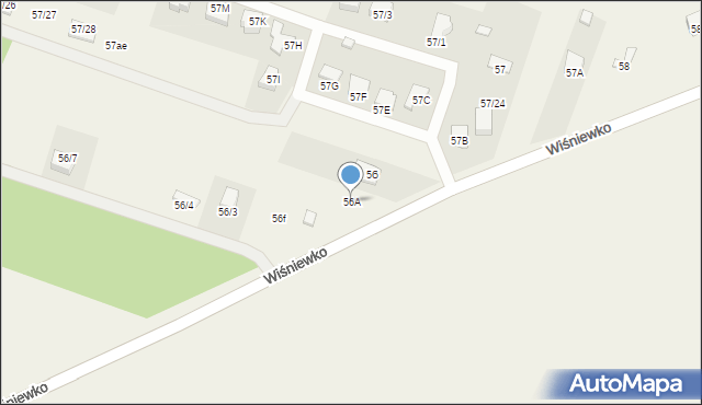 Modła, Modła, 56A, mapa Modła