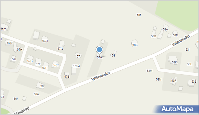 Modła, Modła, 57A, mapa Modła